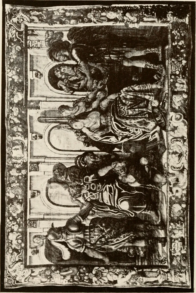 An illustration from The Spanish royal tapastries, 1921, leaf 287