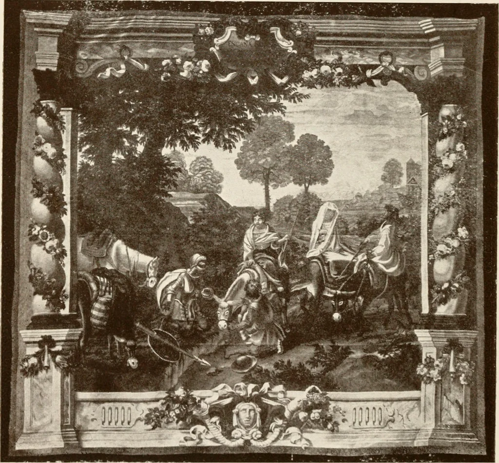 An illustration from The Spanish royal tapastries, 1921, leaf 297