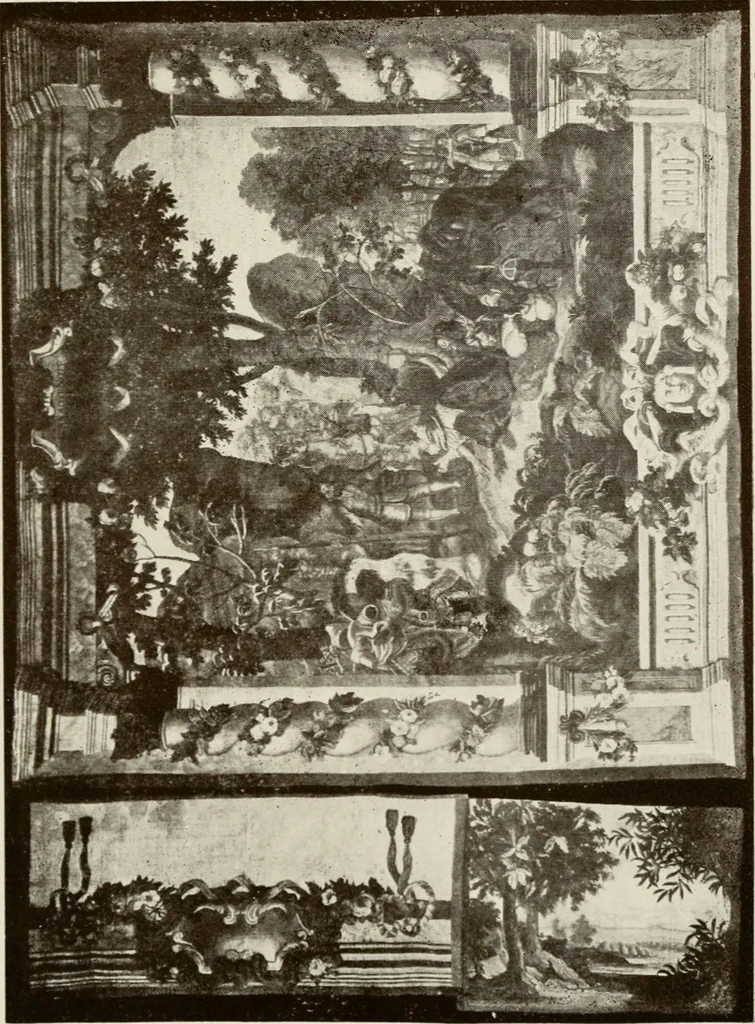 An illustration from The Spanish royal tapastries, 1921, leaf 298