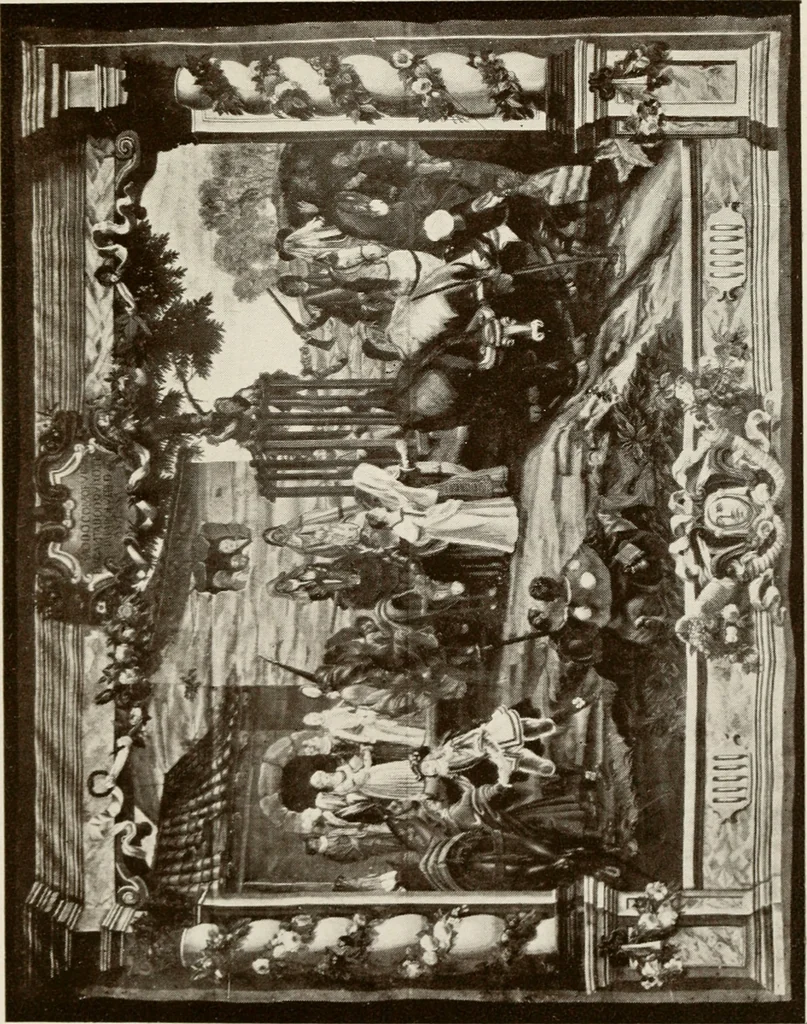 An illustration from The Spanish royal tapastries, 1921, leaf 300