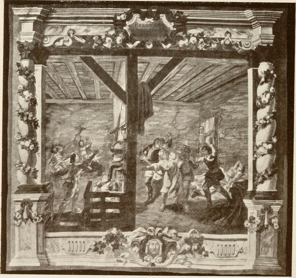 An illustration from The Spanish royal tapastries, 1921, leaf 301