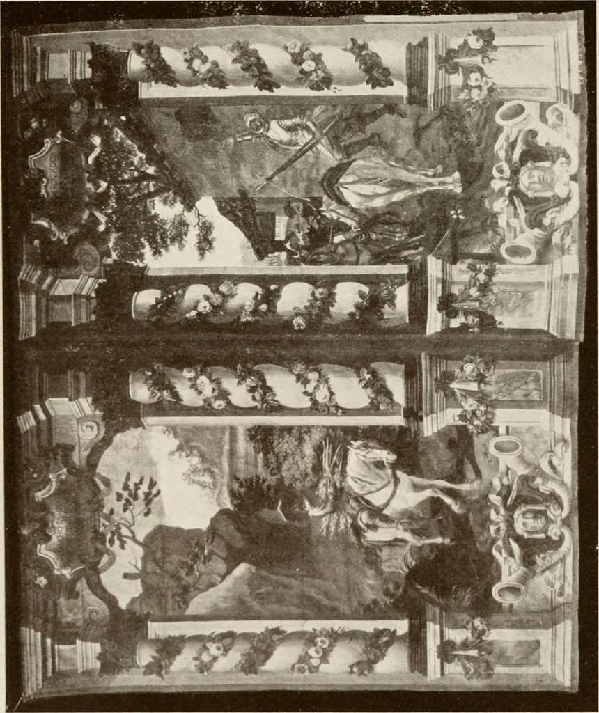 An illustration from The Spanish royal tapastries, 1921, leaf 302