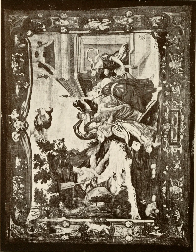 An illustration from The Spanish royal tapastries, 1921, leaf 307