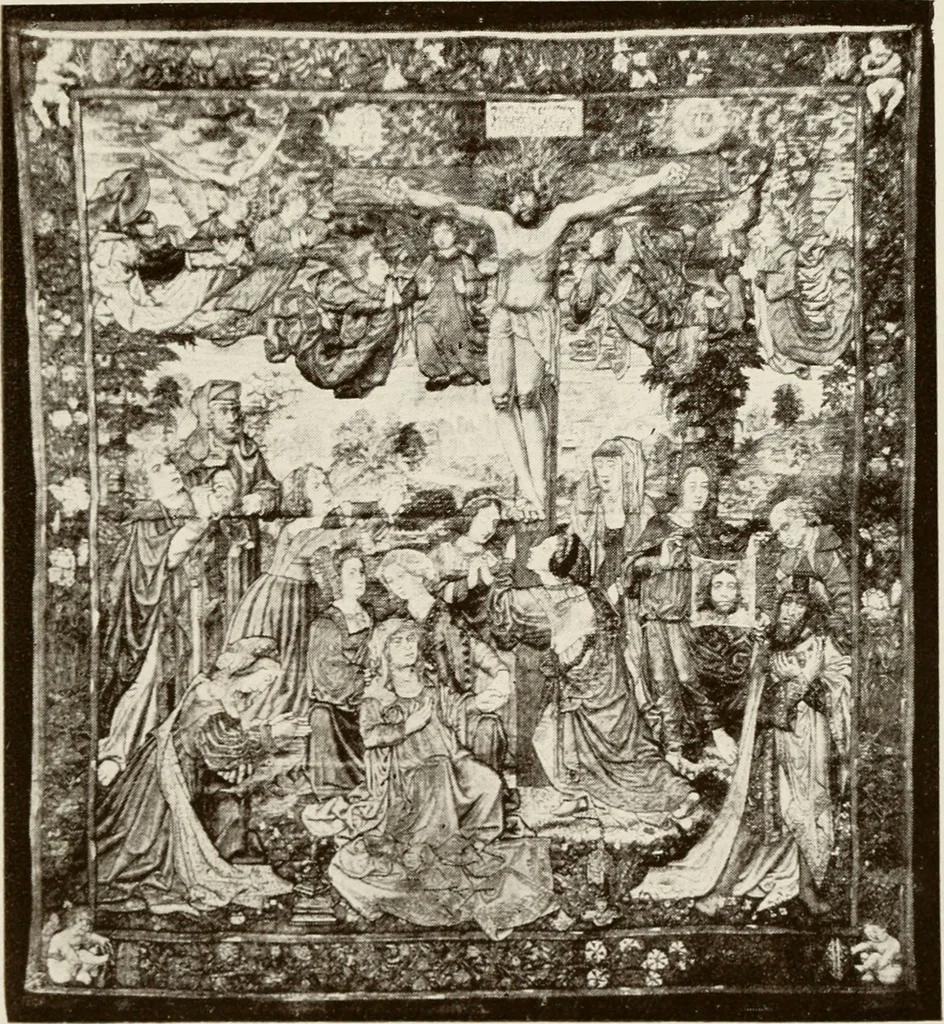 An illustration from The Spanish royal tapastries, 1921, leaf 318