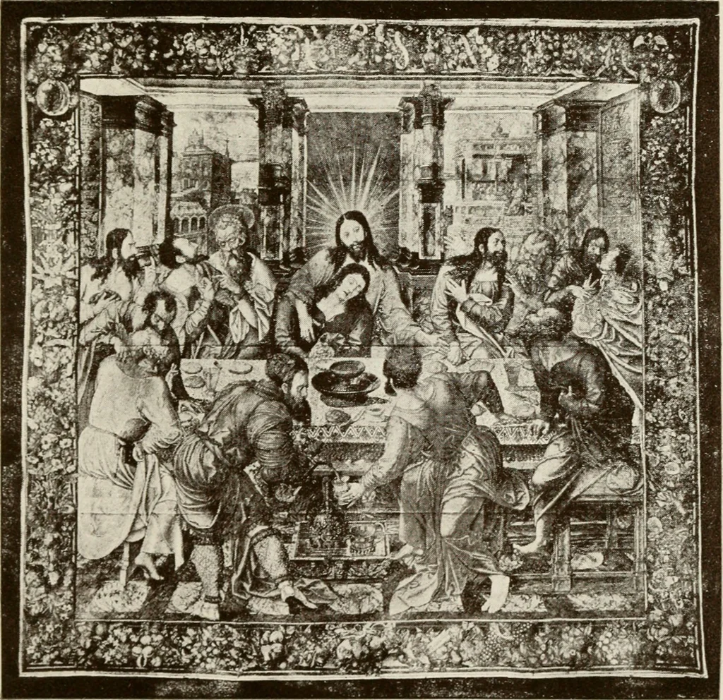 An illustration from The Spanish royal tapastries, 1921, leaf 326