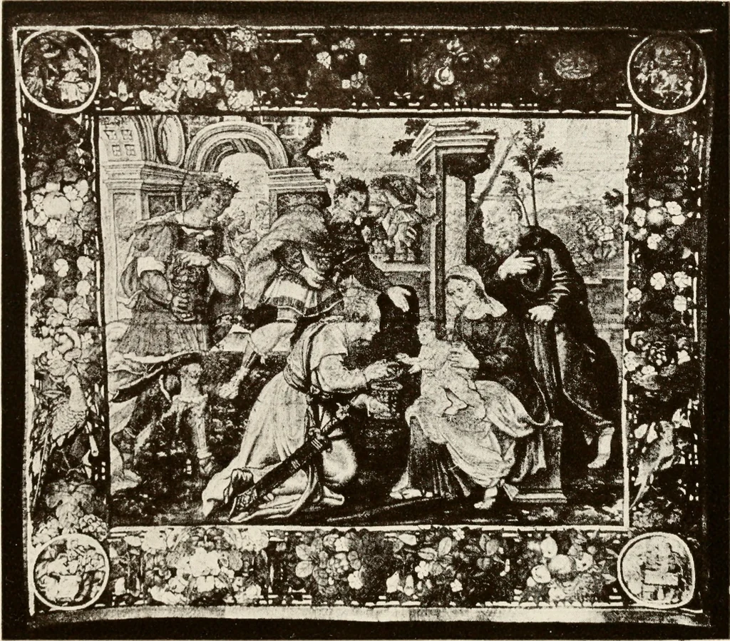 An illustration from The Spanish royal tapastries, 1921, leaf 327
