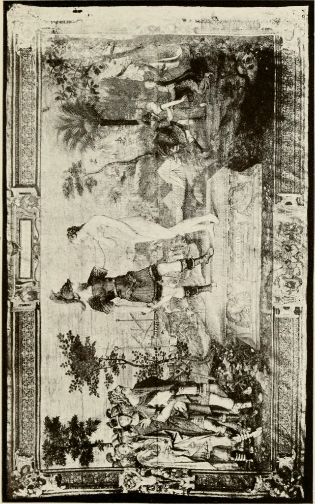 An illustration from The Spanish royal tapastries, 1921, leaf 328