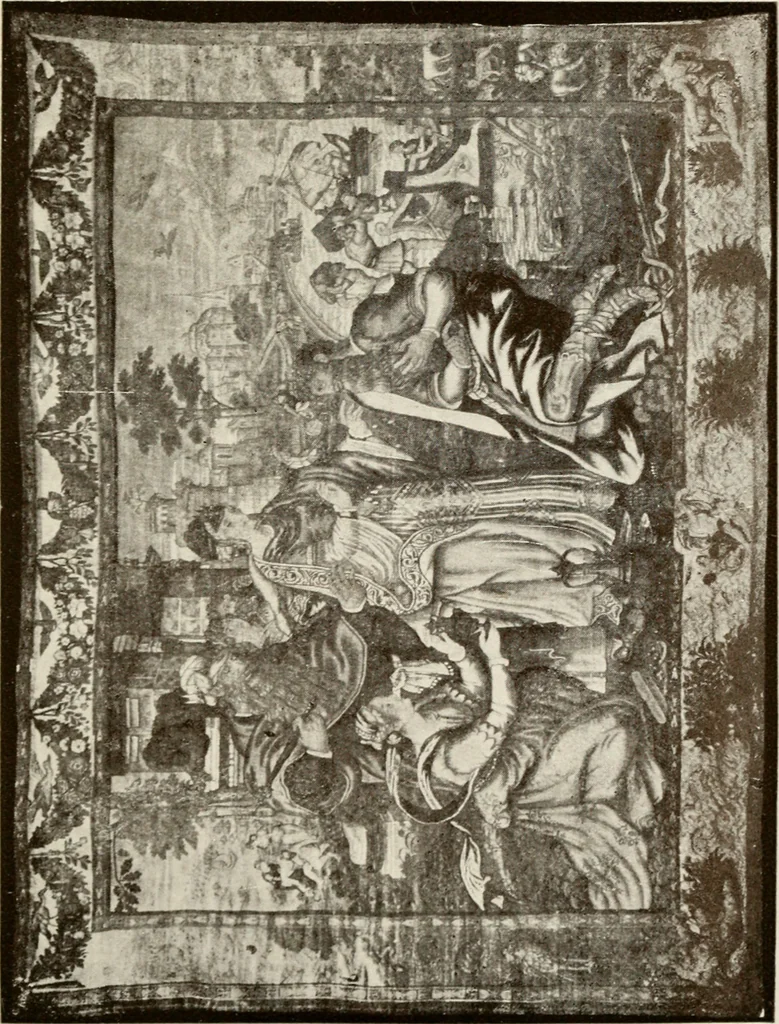 An illustration from The Spanish royal tapastries, 1921, leaf 330