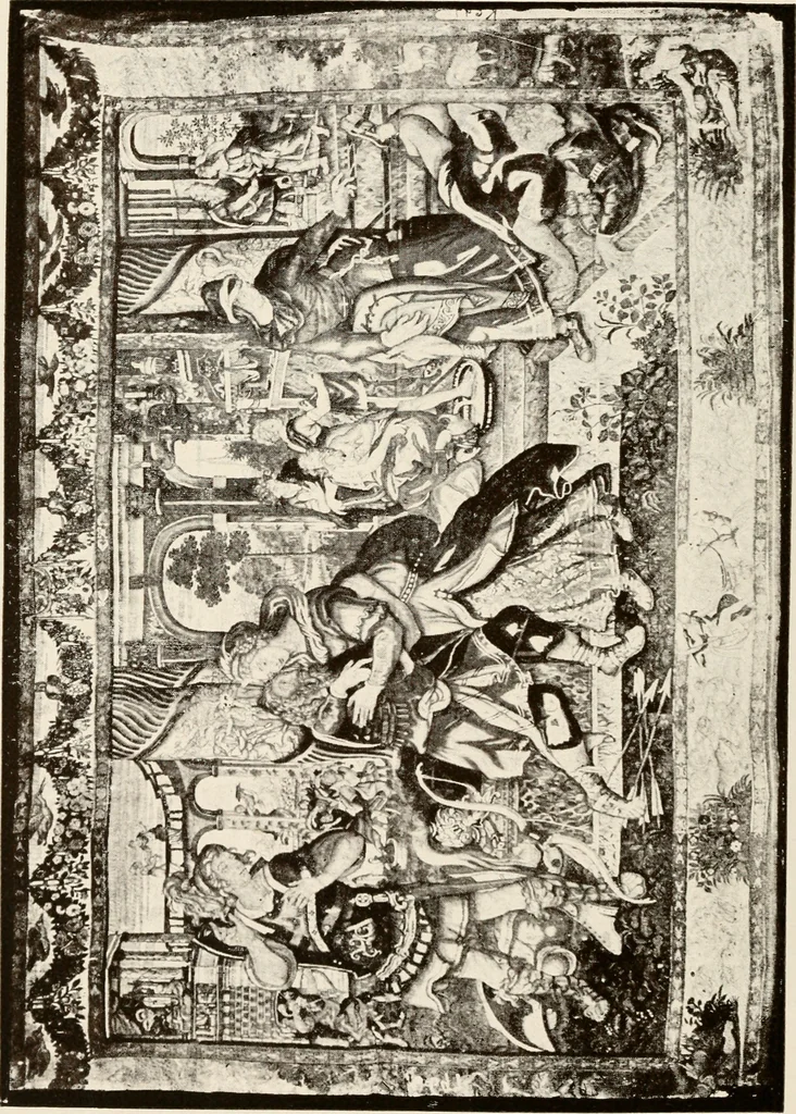 An illustration from The Spanish royal tapastries, 1921, leaf 331