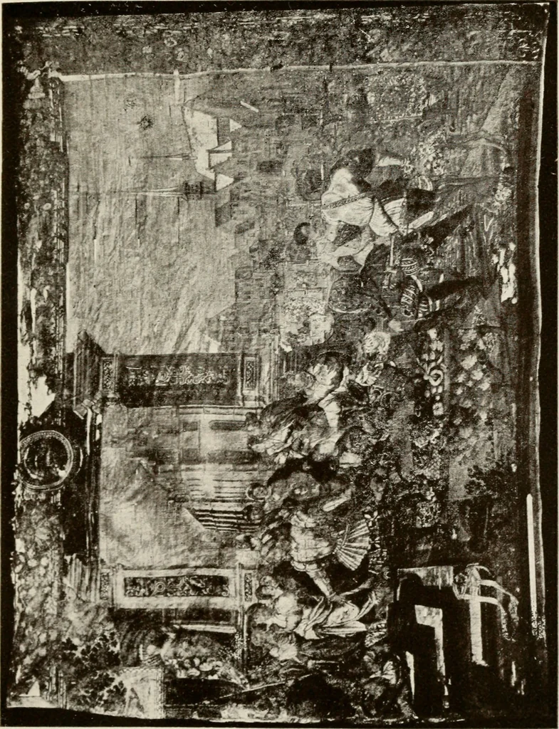 An illustration from The Spanish royal tapastries, 1921, leaf 332