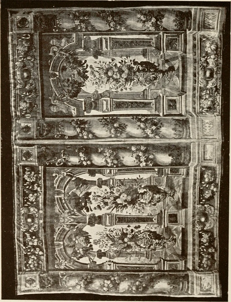 An illustration from The Spanish royal tapastries, 1921, leaf 343