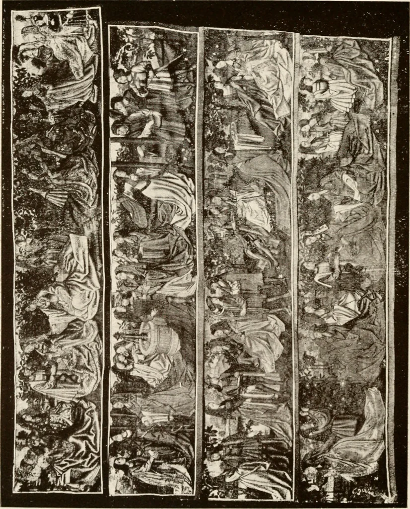 An illustration from The Spanish royal tapastries, 1921, leaf 345