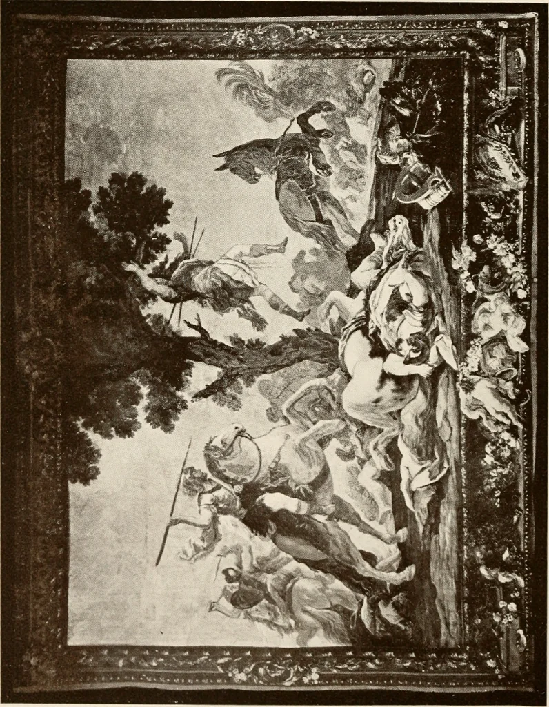 An illustration from The Spanish royal tapastries, 1921, leaf 347