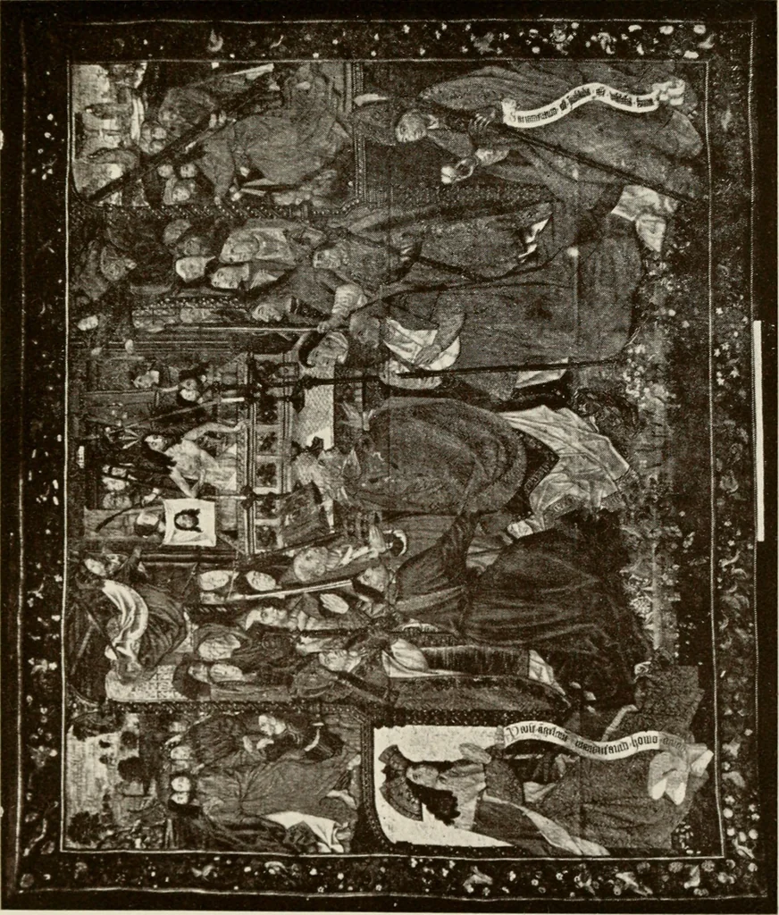 An illustration from The Spanish royal tapastries, 1921, leaf 350