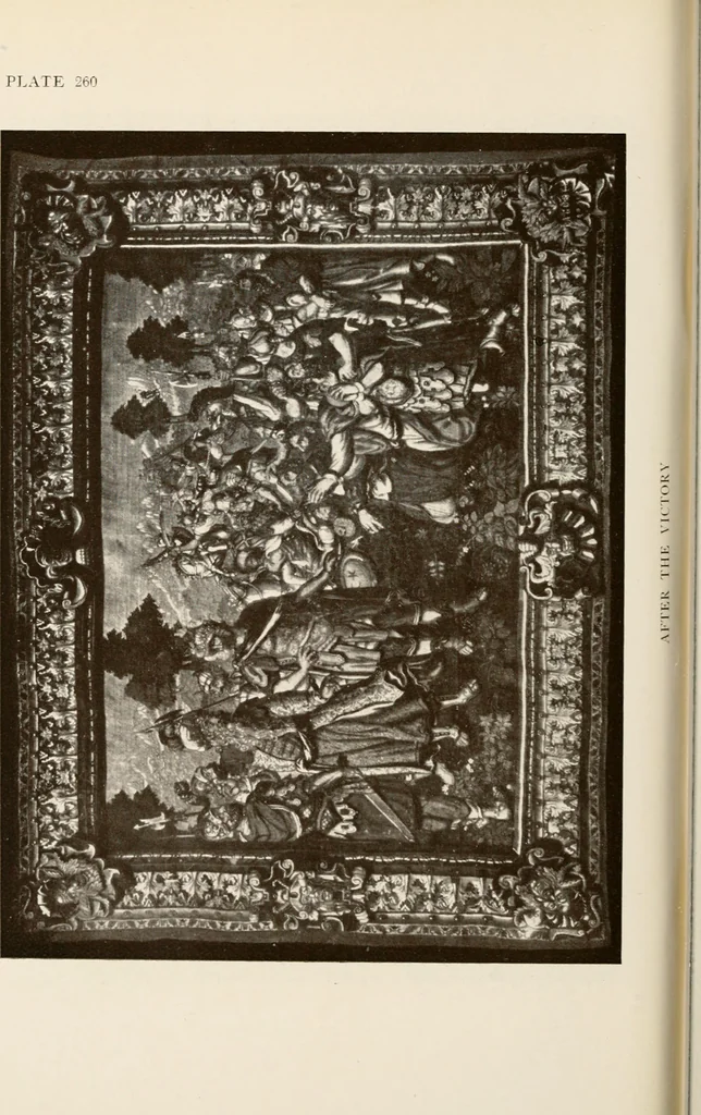 An illustration from The Spanish royal tapastries, 1921, leaf 355