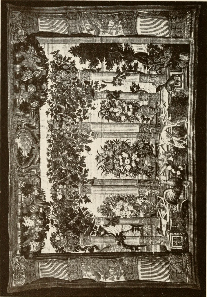 An illustration from The Spanish royal tapastries, 1921, leaf 357
