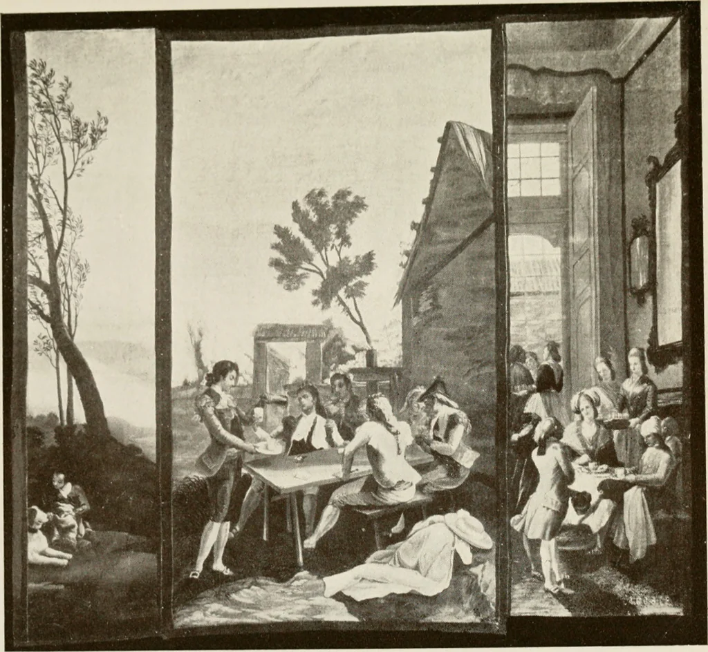 An illustration from The Spanish royal tapastries, 1921, leaf 360