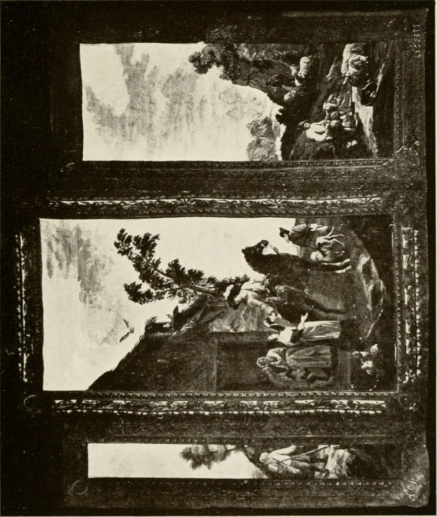 An illustration from The Spanish royal tapastries, 1921, leaf 362