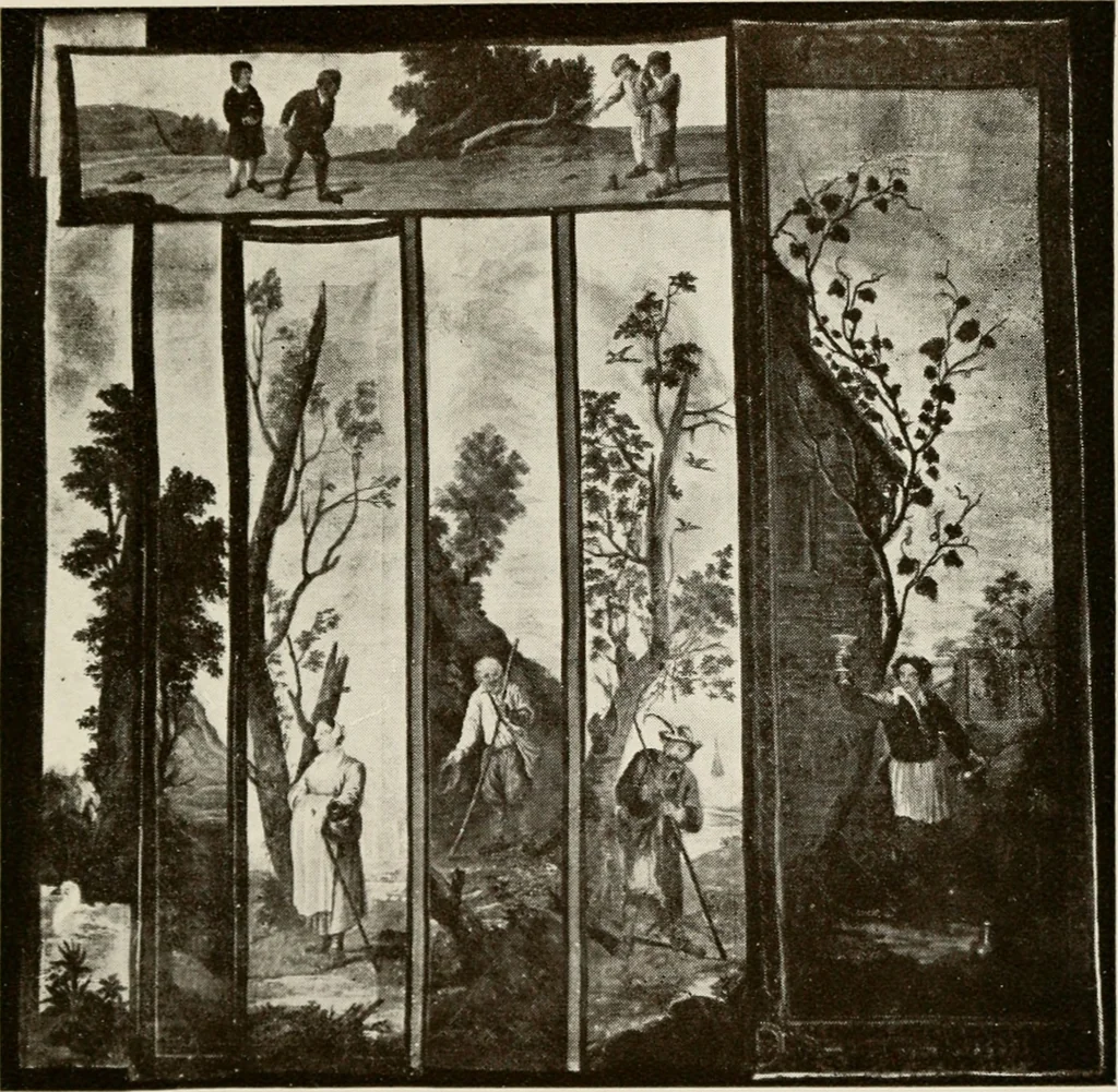 An illustration from The Spanish royal tapastries, 1921, leaf 366