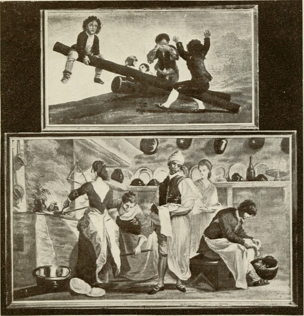 An illustration from The Spanish royal tapastries, 1921, leaf 370