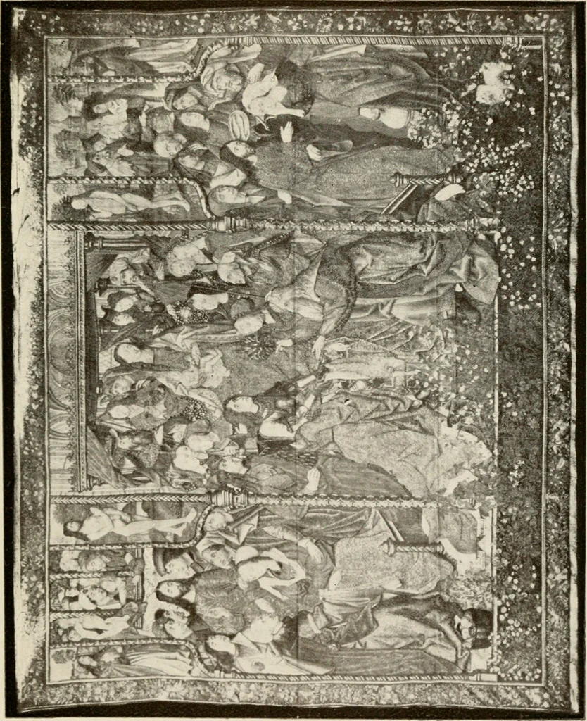 An illustration from The Spanish royal tapastries, 1921, leaf 98