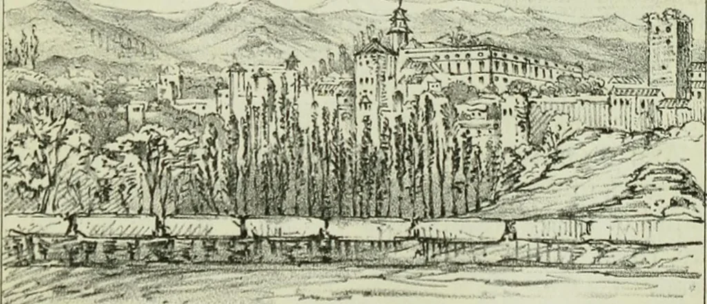 An illustration from Spanish towns and Spanish pictures, 1870, leaf 186