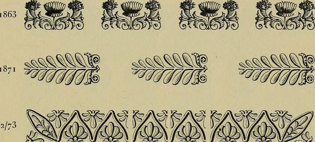 An illustration from Spécimen des caractères de la fonderie normale à Bruxelles, provenant de la fonderie de Jules Didot et de son père, Pierre Didot, 1914, leaf 94