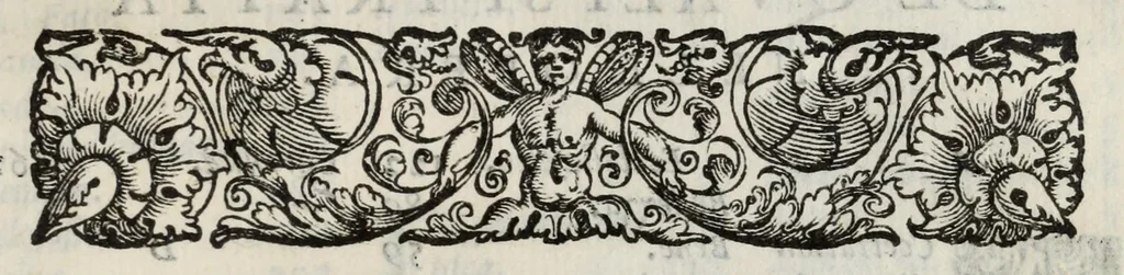 An illustration from Specchio di scienze et compendio delle cose, d'Oratio Rinaldi bolognese : nel quale sommariamente si trouano raccolte le materie più notabili, che da' studiosi d'ogni scienza possono desiderarsi, ridotte tutte sotto i suoi capi vniuersali : nvovamente posto in lvce, 1583, leaf 15