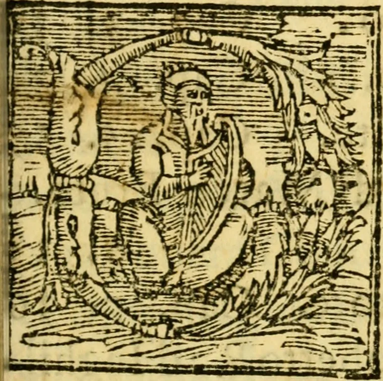 An illustration from Specchio di virtu : nel quale brevemente si descriue la buona amicitia, la grandezza, e principio del matrimonio & di quanta eccellecza sia nelle femmine la castita; con molit notabilissimi essempe secondo i soggetti, da qvaliciascvno potra prender materia, & ammaestramento di ben viuere, 1566, leaf 118
