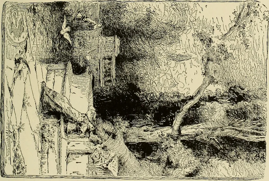 An illustration from Special exhibition of paintings by American artists at home and in Europe, Nov. 7-Dec. 26 : illustrated catalog, 1881, leaf 36