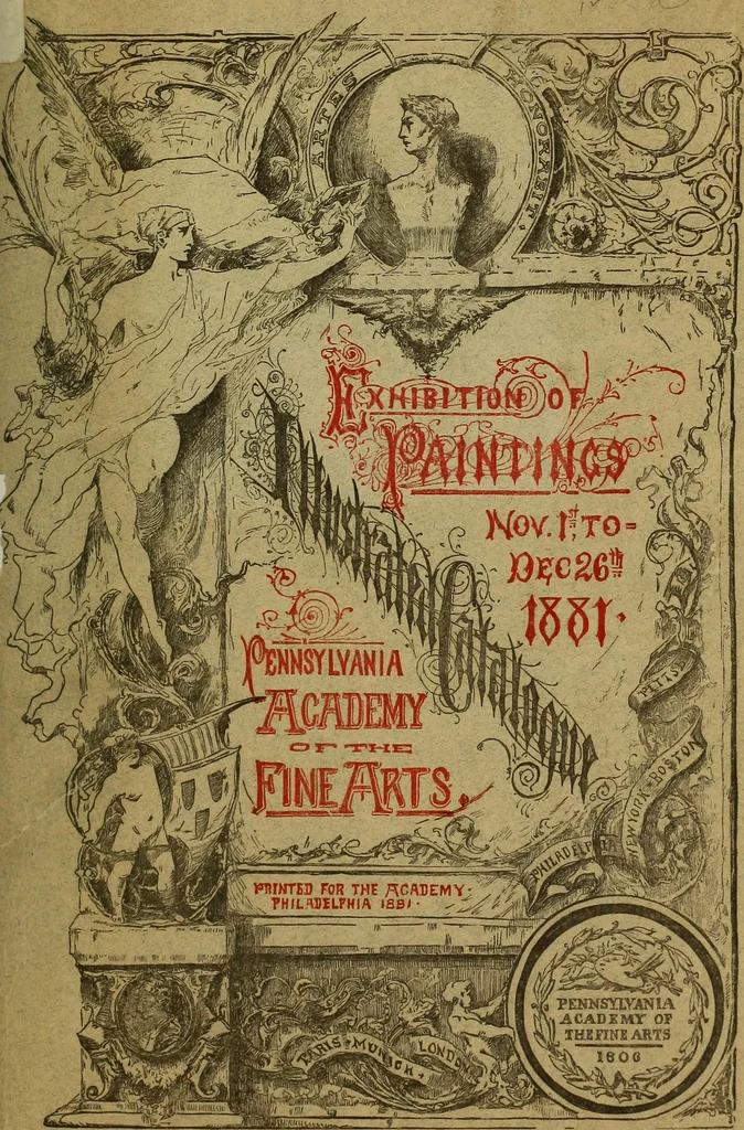 An illustration from Special exhibition of paintings by American artists at home and in Europe, Nov. 7-Dec. 26 : illustrated catalog, 1881, leaf 6