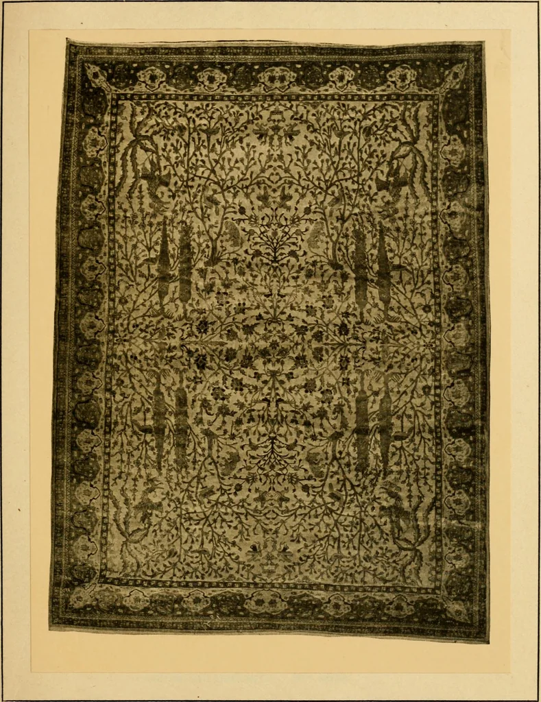 An illustration from Special list of fine Persian rugs : in carpet sizes over ten feet in length., 1913, leaf 12