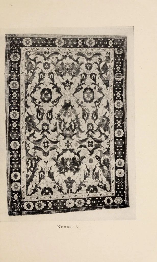 An illustration from Special loan exhibition of carpets and other textiles from Asia Minor, 1919, leaf 107
