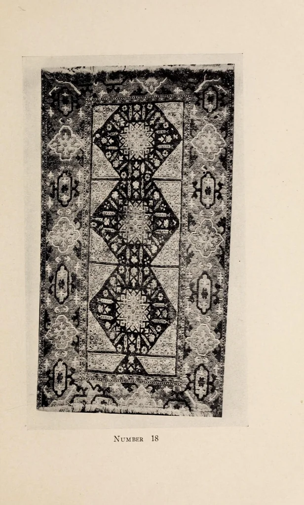 An illustration from Special loan exhibition of carpets and other textiles from Asia Minor, 1919, leaf 111