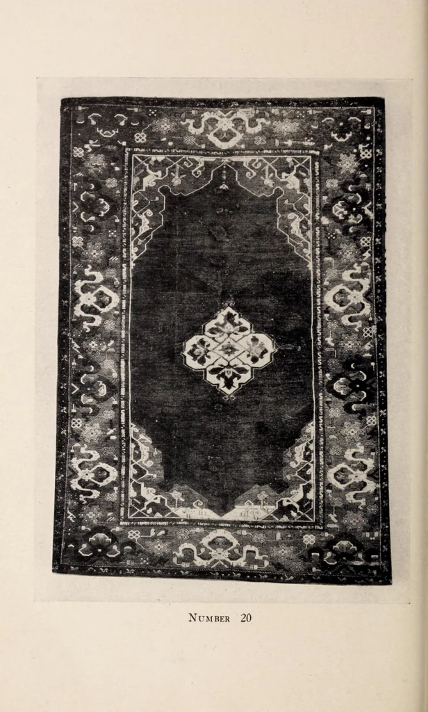 An illustration from Special loan exhibition of carpets and other textiles from Asia Minor, 1919, leaf 112