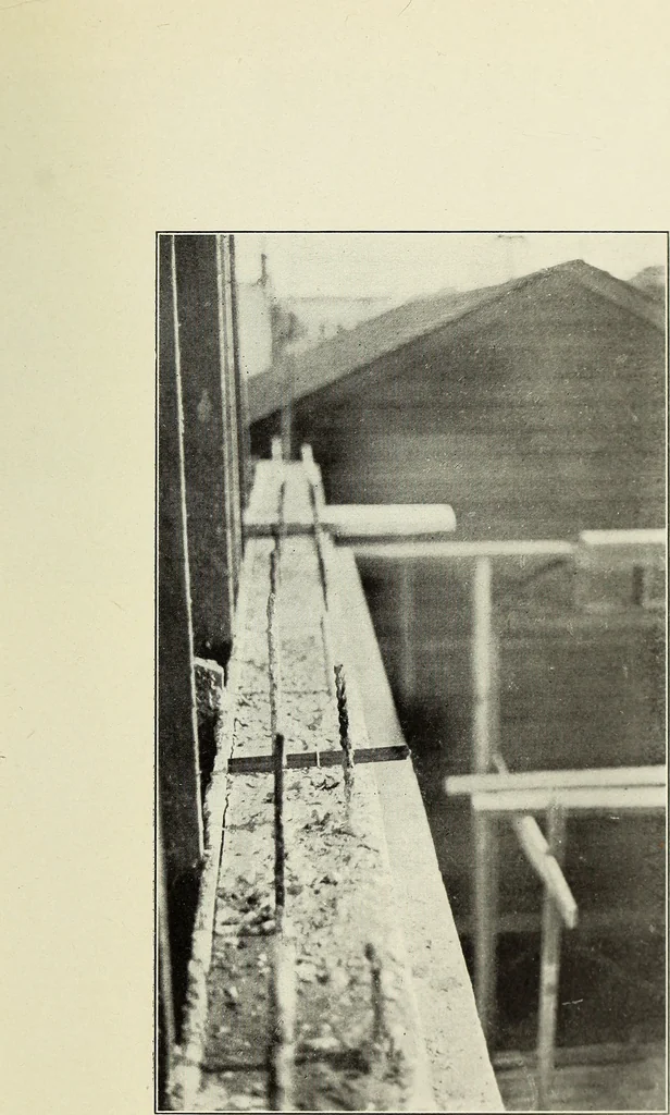 An illustration from Special report of the Merchants' Association Bureau of Inspection : showing difficulties encountered with specifications in work on public buildings, 1910, leaf 10