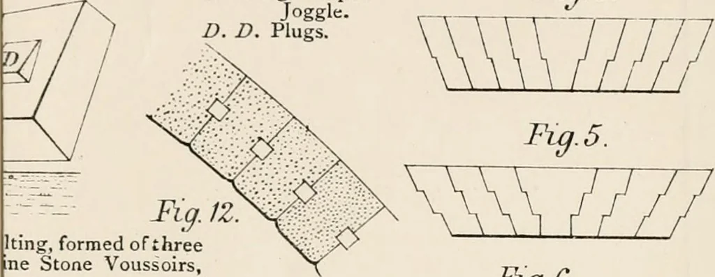 An illustration from Specifications for practical architecture; a guide to the architect, engineer, surveyor, and builder, with an essay on the structure and science of modern buildings, 1886, leaf 106