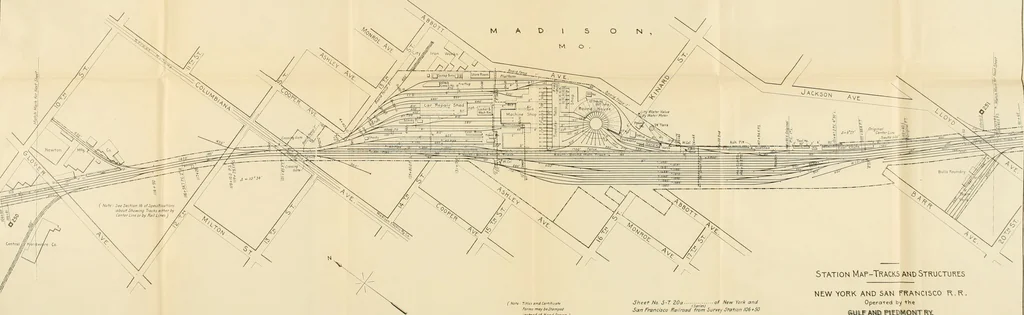 An illustration from Specifications for maps and profiles as prescribed by the Interstate Commerce Commission : in accordance with section 19A of the act to regulate commerce, 1914, leaf 34