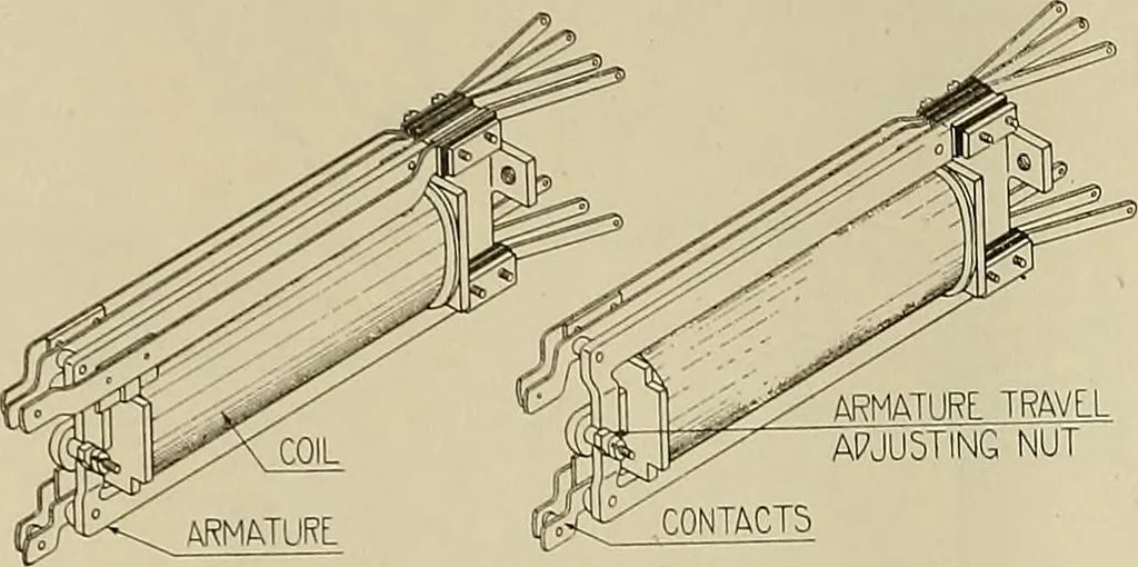 An illustration from Specifications for the multiplex printing telegraph system : theory and operation, 1920, leaf 123