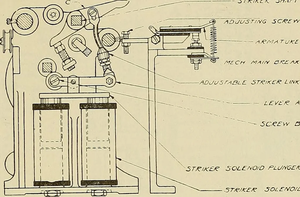 An illustration from Specifications for the multiplex printing telegraph system : theory and operation, 1920, leaf 162