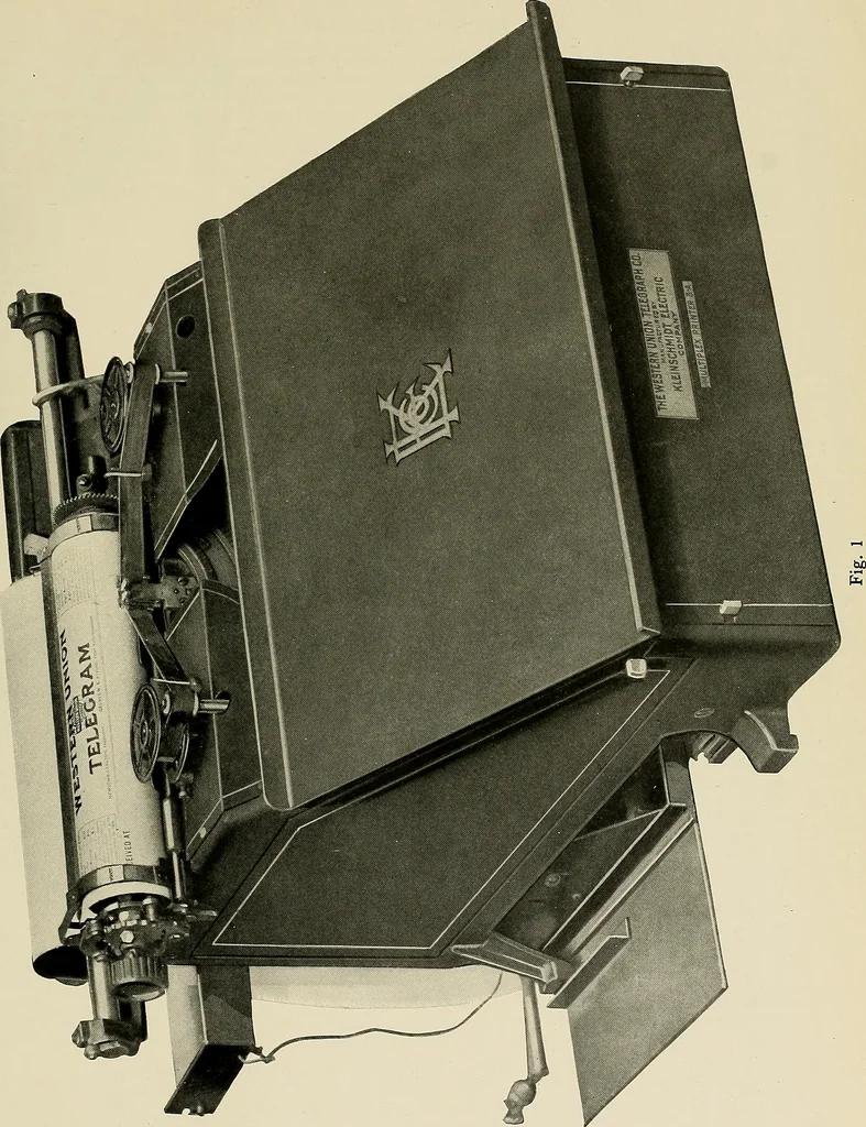 An illustration from Specifications for the multiplex printing telegraph system : theory and operation, 1920, leaf 198