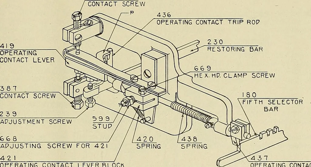 An illustration from Specifications for the multiplex printing telegraph system : theory and operation, 1920, leaf 218