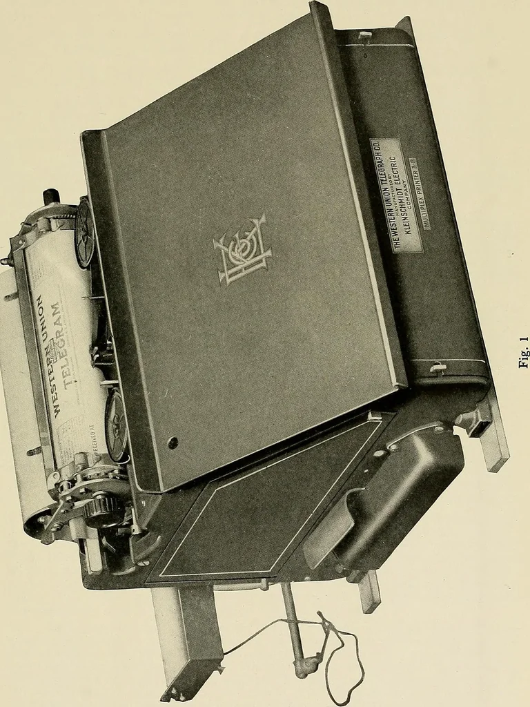 An illustration from Specifications for the multiplex printing telegraph system : theory and operation, 1920, leaf 232