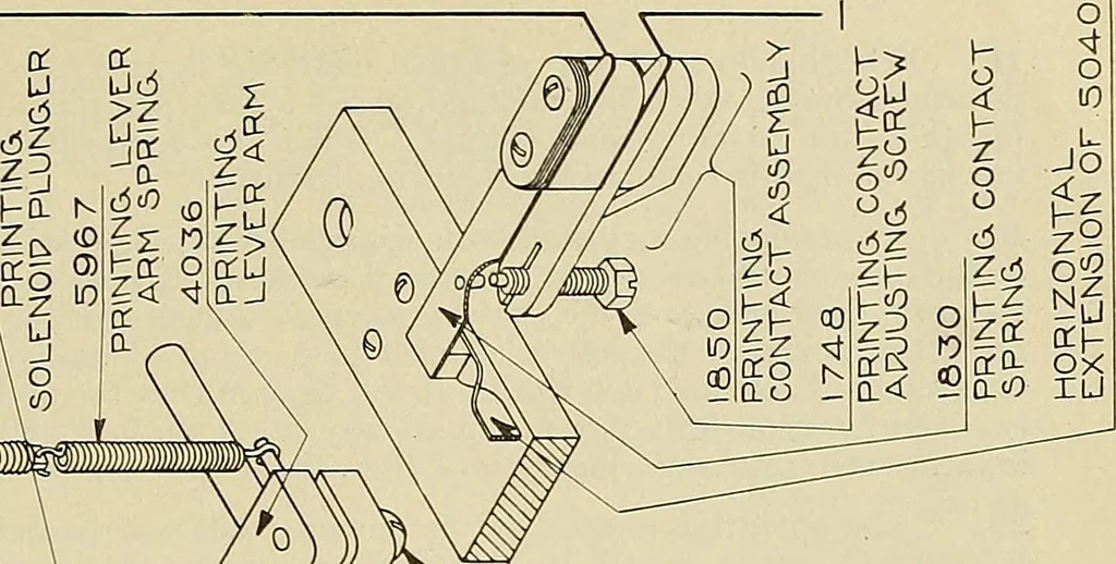 An illustration from Specifications for the multiplex printing telegraph system : theory and operation, 1920, leaf 240