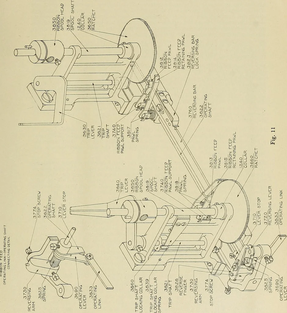 An illustration from Specifications for the multiplex printing telegraph system : theory and operation, 1920, leaf 248