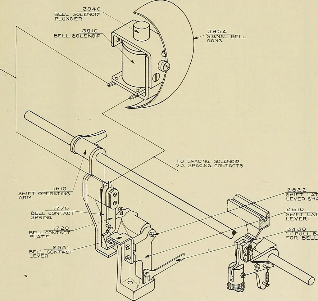 An illustration from Specifications for the multiplex printing telegraph system : theory and operation, 1920, leaf 250