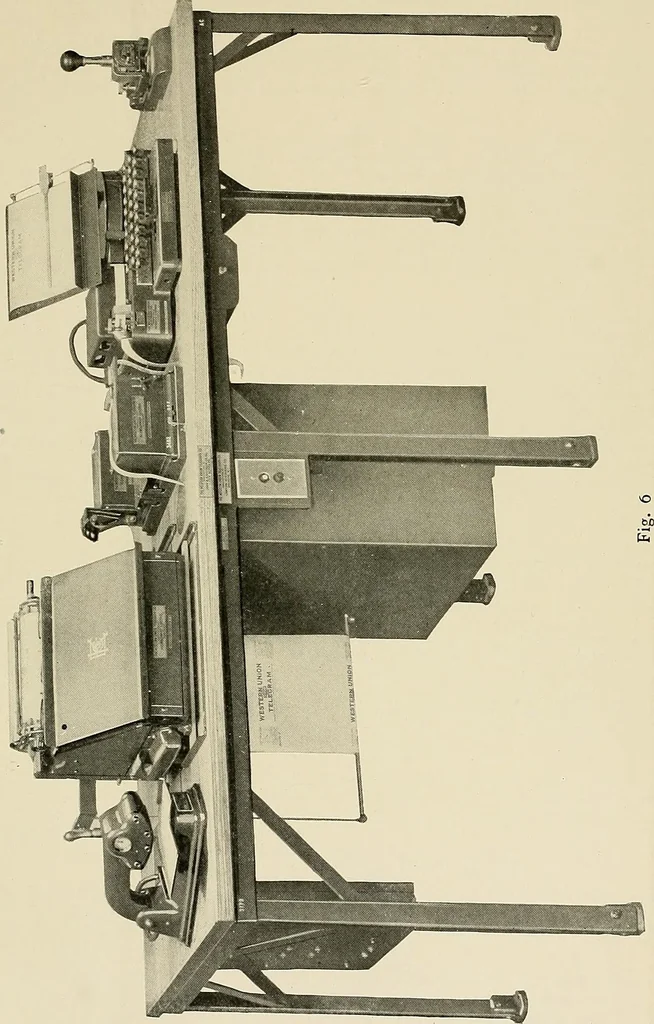 An illustration from Specifications for the multiplex printing telegraph system : theory and operation, 1920, leaf 288