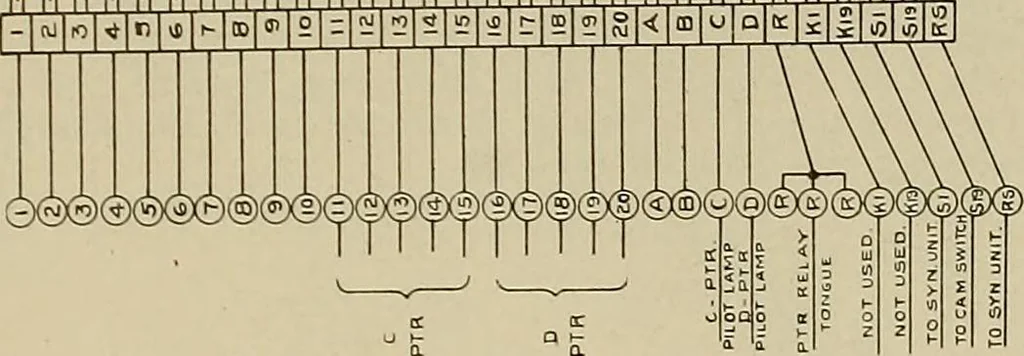 An illustration from Specifications for the multiplex printing telegraph system : theory and operation, 1920, leaf 301