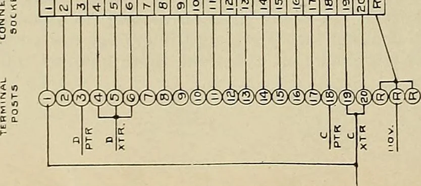 An illustration from Specifications for the multiplex printing telegraph system : theory and operation, 1920, leaf 301