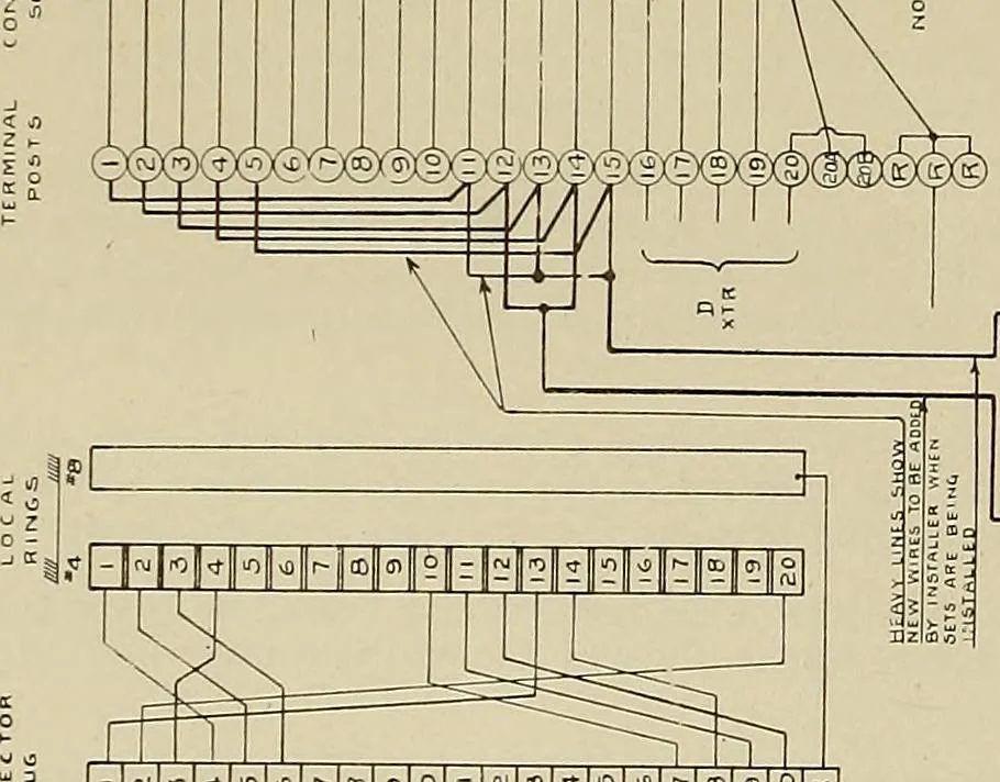 An illustration from Specifications for the multiplex printing telegraph system : theory and operation, 1920, leaf 303